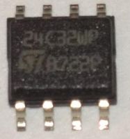 картинка 24C32WP (1103-001279) IC-EEprom 24C32, 32Kbit, 4Kx8, SOP, 8P, 5x4mm от магазина Интерком-НН