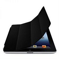 картинка Чехол для ПК iPad2/iPad3 Smart Cover (черный) 9.7" нубук от магазина Интерком-НН