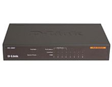 картинка D-Link DES-1008P Коммутатор с 8 портами 10/100Base-TX (4 порта с поддержкой PoE + 4 порта без PoE) от магазина Интерком-НН