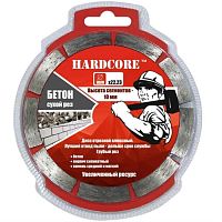 картинка Hardcore 180230 диск отрезной алмазный 230х22,23мм по бетону сухой рез  от магазина Интерком-НН