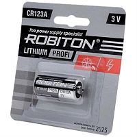 картинка Robiton R-CR123A-BL1 элемент питания (батарейка) CR123A номинальное напряжение 3В, 1500mAh от магазина Интерком-НН