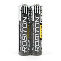 картинка Robiton R-FR03-SR2 Элемент питания (батарейка) литиевый 1,5В, FR03, AAA от магазина Интерком-НН