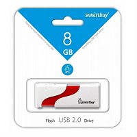 картинка Память USB 8Gb Smart Buy Hatch белый 2.0 (SB8GBHTH-W) от магазина Интерком-НН