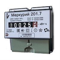 картинка Электросчетчик Меркурий 201.7 один тариф от магазина Интерком-НН