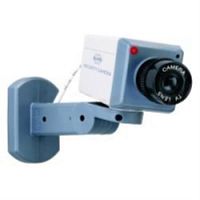 картинка Фальш-камера поворотная (муляж камеры видеонаблюдения, видеокамера) CS33D мигающий красный LED 3xAA от магазина Интерком-НН
