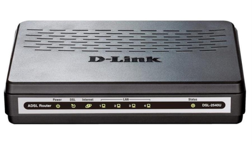 картинка DSL-2540U (Annex B) D-Link Маршрутизатор ADSL/ADSL2/ADSL 2+ c 4-х портовым коммутатором от магазина Интерком-НН