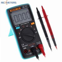картинка Richmeters RM101 Цифровой мультиметр, до  60 мОм, 1000 Вольт, 10 Ампер, питание батареи: 2×1.5V AAA от магазина Интерком-НН